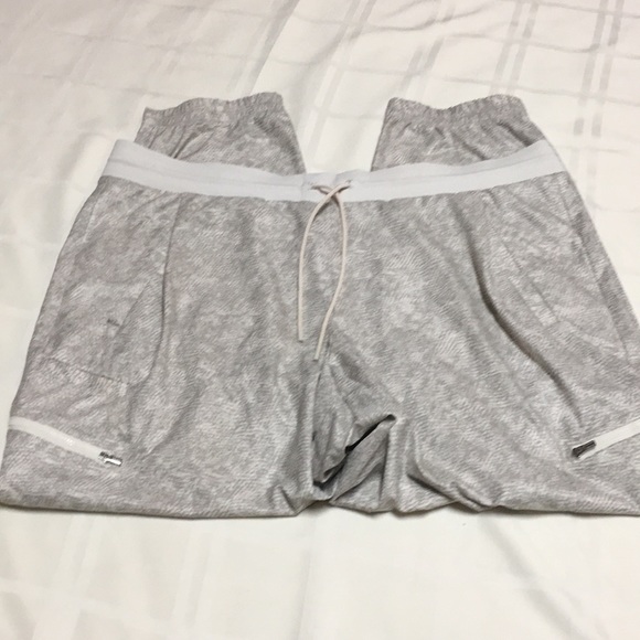 Athleta Light Gray Track Pants - Picture 7 of 15
